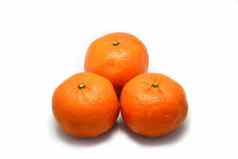 橙子孤立的