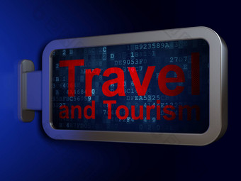 旅行概念旅行旅游广告牌背景