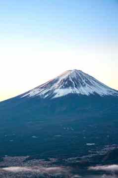 山富士日出日本全景