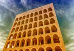 宫殿的civilta意大利又名广场罗马圆形大剧场罗马