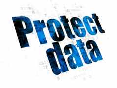 安全概念保护数据数字背景