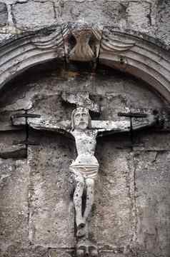 耶稣被钉在十字架上交叉