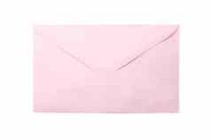 苍白的粉红色的信封