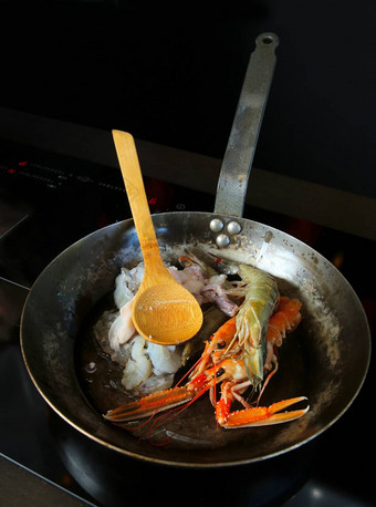 海鲜虾炸锅