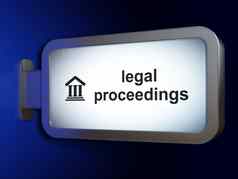 法律概念法律诉讼法院广告牌背景