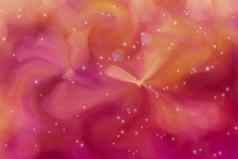 甜蜜的浪漫的摘要植物区系镜头耀斑柔和的粉红色的