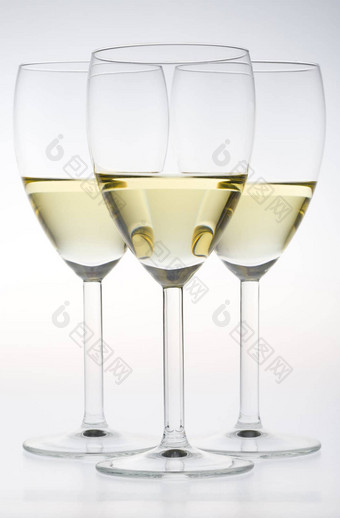 葡萄酒杯白色酒