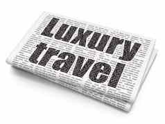 假期概念奢侈品旅行报纸背景