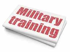 学习概念军事培训空白报纸背景