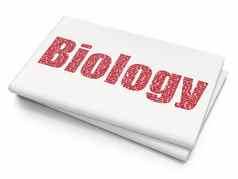 学习概念生物学空白报纸背景