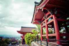 前面门清水寺寺庙《京都议定书》日本