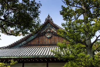 日本花园视图日本石头花园天龙寺寺庙《京都议定书》日本