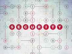 保护概念安全数字数据纸背景