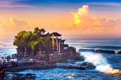 土地很多寺庙巴厘岛岛印尼