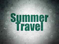 假期概念夏天旅行数字数据纸背景