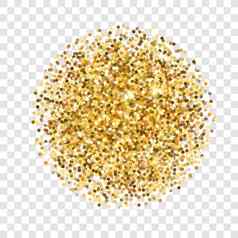 黄金闪闪发光的纹理金斯帕克尔透明的背景琥珀色的粒子卢克索背景