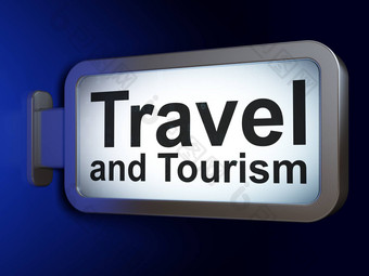 假期概念旅行旅游广告牌背景