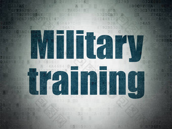 学习概念军事培训数字数据纸背景