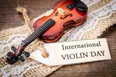 国际小提琴一天