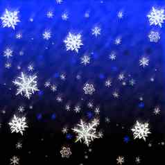下降雪花圣诞节卡雪冬天模式背景插图