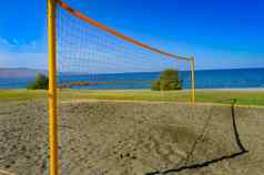 海滩排球沙子