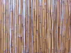 竹子墙竹子栅栏纹理背景