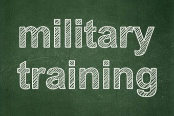 学习概念军事培训黑板背景