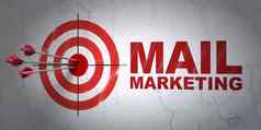 市场营销概念目标邮件市场营销墙背景