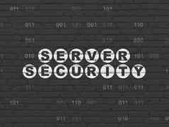 安全概念服务器安全墙背景