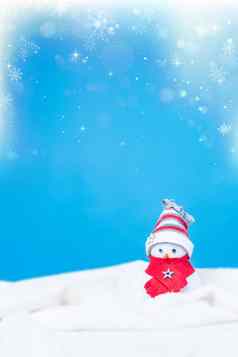 雪人快乐圣诞节