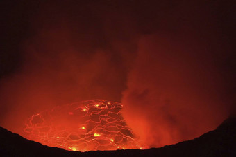 口火山<strong>岩浆</strong>熔融<strong>岩浆</strong>动物的鼻口