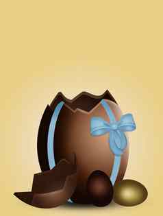 复活节巧克力蛋