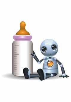 机器人持有婴儿瓶