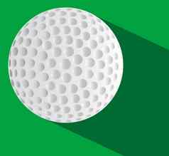 高尔夫球球绿色