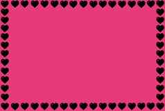 黑色的心形状粉红色的背景心点设计文章印刷插图目的背景网站企业演讲产品促销活动