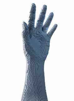 摘要人类手臂构建多维数据集