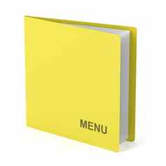 黄色的菜单书