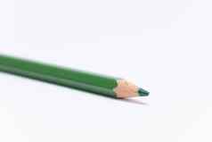 蜡笔彩色的铅笔颜色蜡笔笔绿色