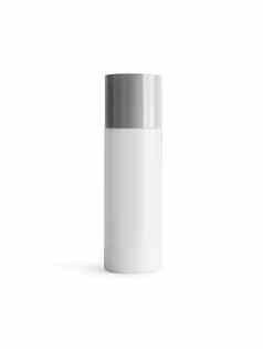 化妆品瓶孤立的白色背景