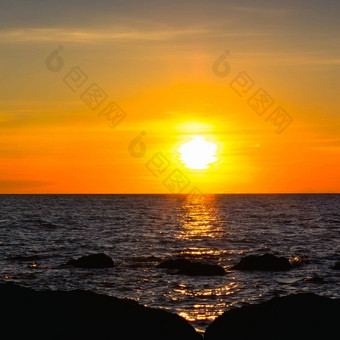 日落安达曼海