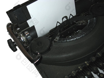 古董打字机空白纸