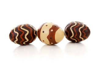 棕色（的）复活节鸡蛋