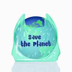 保存地球塑料