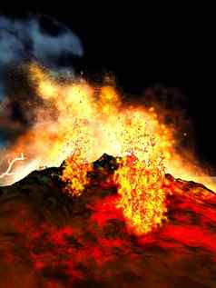 火山火山喷发