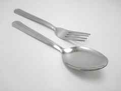 不锈钢钢金属勺子叉吃用具