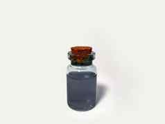 药水灰色的液体炼金术集瓶小玻璃瓶彩色的液体游戏角色玩魔法药水软木塞塞拉普瓶药水颜色瓶