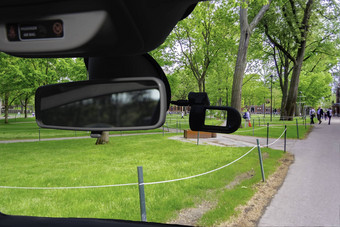 行车记录仪相机视图哈佛大学大学校园剑桥