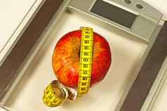 浴室尺度测量苹果