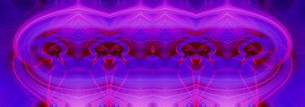 美丽的摘要交织在一起纤维形成形状闪耀火焰花相互关联的心蓝色的栗色粉红色的紫色的颜色横幅大小插图