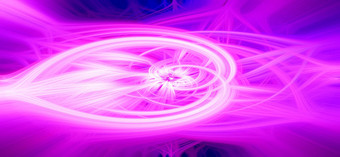 美丽的摘要交织在一起发光的纤维形成形状闪耀火焰花相互<strong>关联</strong>的心粉红色的紫色的蓝色的栗色颜色横幅大小插图